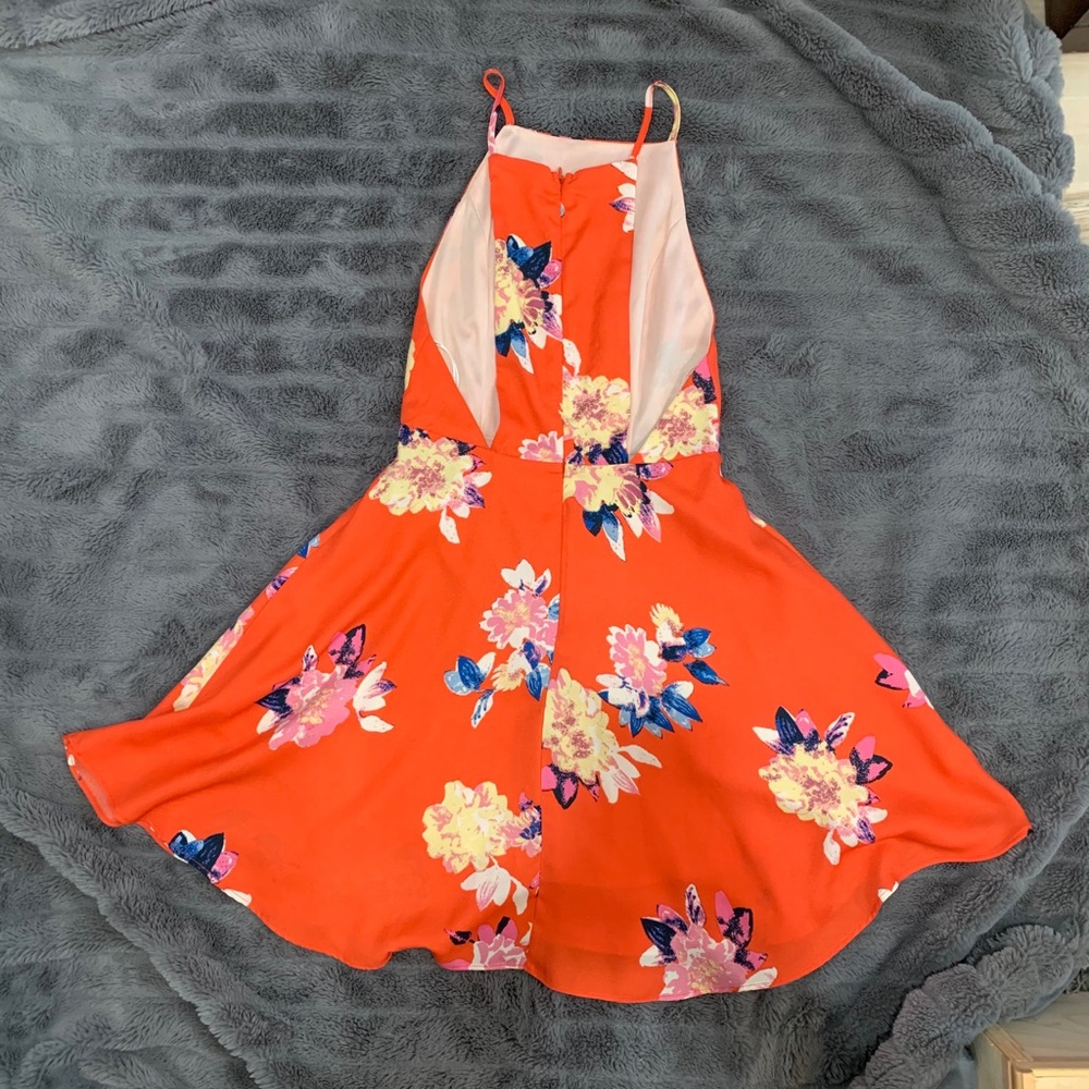 Orange party dress!